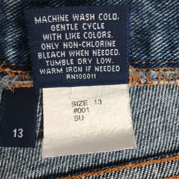 BONGO VINTAGE Jeans Juniors Womens Size 13 Y2K Ankle Cropped Denim 90s - Picture 6 of 11